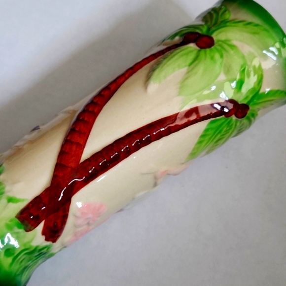 VTG HULA GIRL, toppless Harvey's, Lake Tahoe, Ceramic Glass - Picture 12 of 13